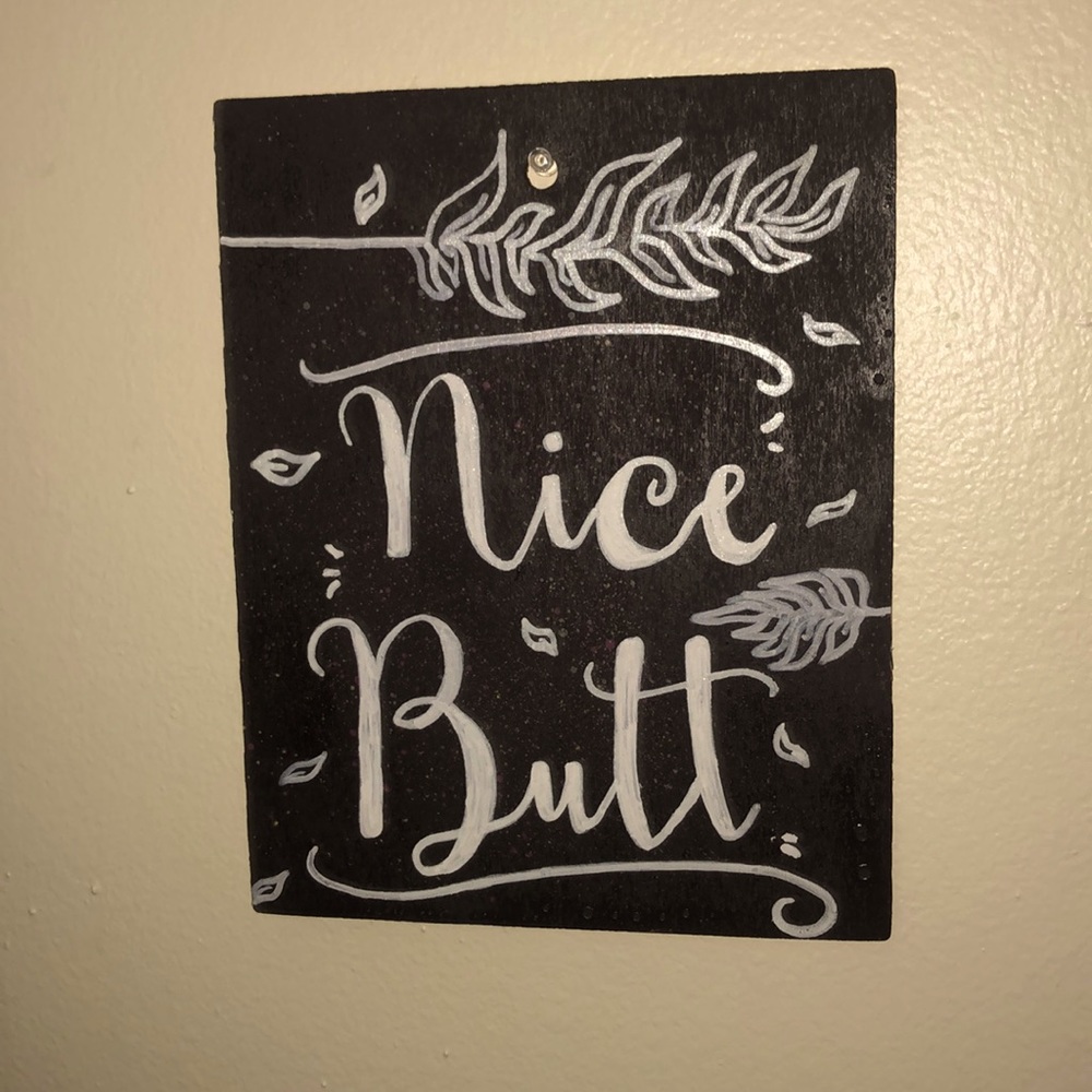 Nice butt Bathroom Sign